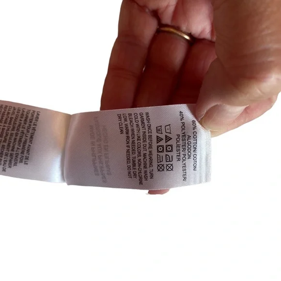 Lucky Brand Cream with Hearts Long Sleeved Top - Picture 12 of 14